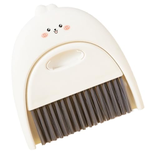Alipis Versatile Mini Cleaning Brush and Dustpan Desktop Dustpan and Broom Set Sturdy Plastic for Home and Office