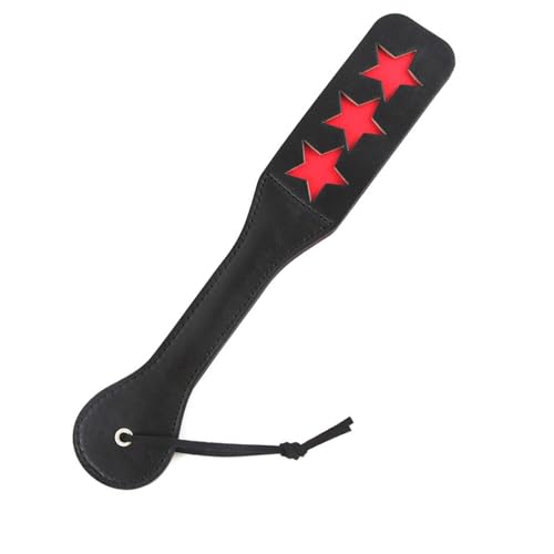 Image of DFsucces Faux Leather Slut Spanking Paddle for Sex Play,12.5inch Sex Paddle,Leather Spanking Paddle for Sex Play,Sex Paddle Role Play(A10)
