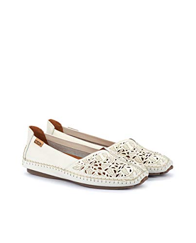 Image of PIKOLINOS Jerez 578-4976 Women's Slip-On Moccasins - Premium Calfskin Leather - Removable Cushioned Insole, Flexible Sole, Lightweight Everyday Comfort