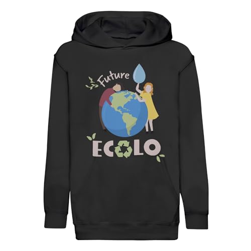 Sweat à capuche enfant Future Ecolo Héros vêtement enfant éco-responsable premium