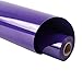 guangyintong Adhesive Heat Transfer Vinyl for T-Shirts 12" x 12ft Roll Glossy (K16 Purple)