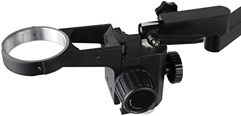 Vista 6 de Microscope Accessories Kit Stereo Trinocular Microscopio, Adjustable Direction Rotate Arm 76mm Holder Microscope Slides