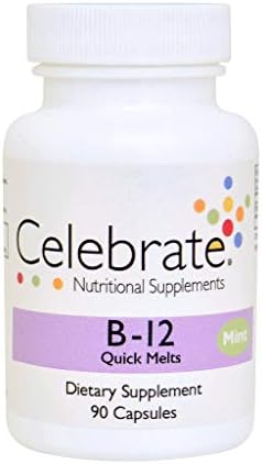 Celebrate Vitamins B-12 - Mint - 90 Count