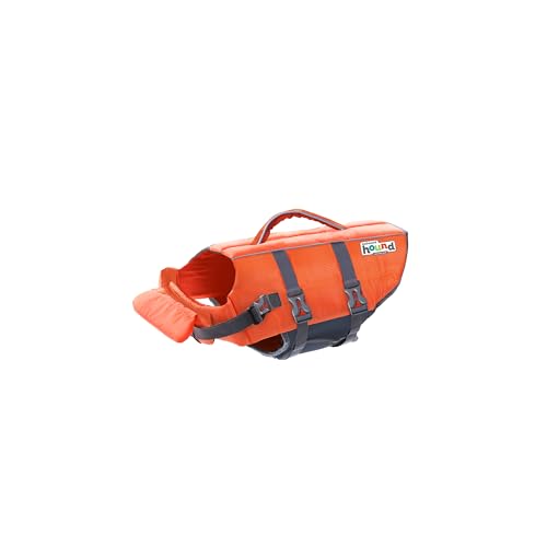 Outward Hound Granby Splash Orange Dog Life Jacket, XS