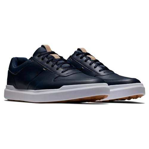 Miniatura 5 de Footjoy Contour, Zapatos De Golf Para Hombre, Navy White Tan, 39 1 3 Eu