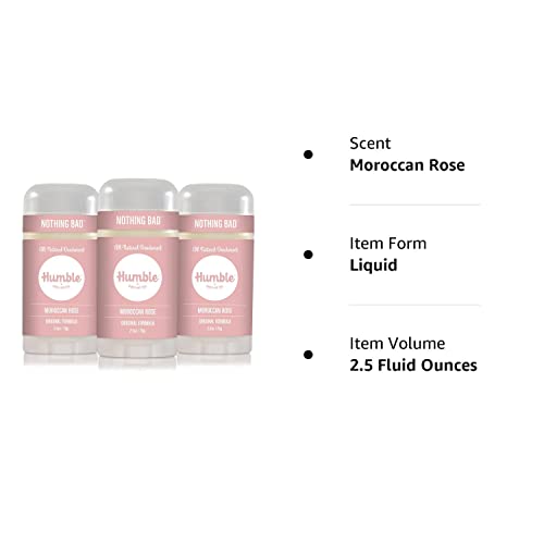Moroccan Rose Deodorant 2.5 Oz 3 Pack #TOP6