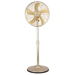 Air Pro 16″ Pedestal Fan Adjustable Height Metal Standing Fan Wide-Angled Oscillation With Powerful Airflow For Instant Cooling 4 Speeds Compact with Quiet Operation to use at Home Office or Bedroom