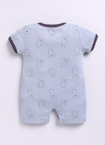Image of BABYGO Baby Half Sleeve Rompers 100% Cotton for New Born Baby|Daily Suits for Baby Boys & Girls| 0-3M| 3-6M|6-9M|Onesies| Infant Clothes | Pack of 1