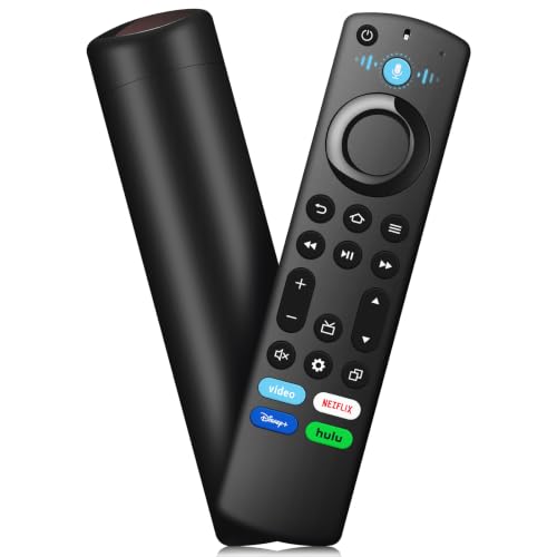 Image of Remote Control Compatible with Fire-Insignia-TV, Remote Replacement Fit for TV FireStick 4K /Lite /4K Max /Cube, for Insignia, Pioneer HD, QLED, AMZ-Smart-TV 3rd Gen with Voice