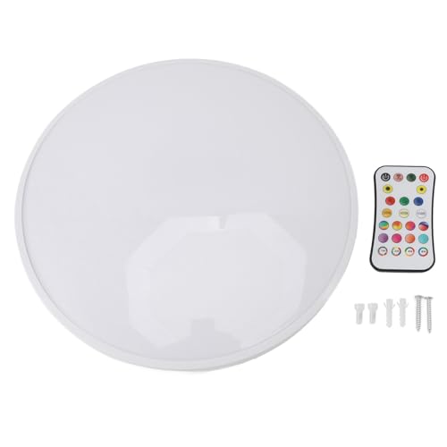 Plafonnier dimmable RGB 24W avec télécommande pour salon