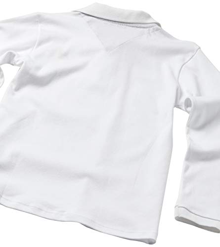 Camisa polo Polo Manga Longa Suedine, Up Baby, Meninos, Branco Especial, 3