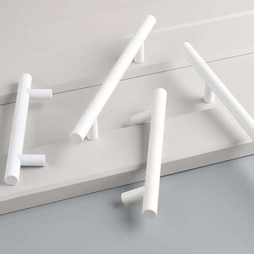 Rovanboao 30 Pack | White Cabinet Handles, German Krupp Stainless Steel Pulls, CNC Precision ±0.01mm, Family Kitchen Renovation Set, Durable and Unified Look, 6 InchLength, 3.75” Inch Hole Center by Rovanboao - Used condition - Image 6