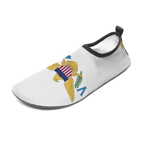 GeRRiT The United States Virgin Islands Flag Water Shoes for Women Men Quick-Dry Aqua Socks Swim Beach Barefoot Yoga Surf Pool Camping4