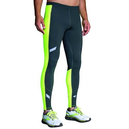 BROOKS 211479044 Run Visible Thermal Tight Pants Herren Asphalt/Nightlife Größe 35