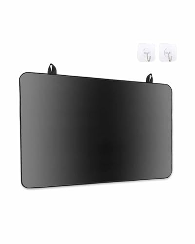 Image of Stove Top Cover for Electric Stove Ombre Black Grey Silicone Stove Mat for Glass Cooktop Gradient Color Heat Resistant Cooktop Protector, Kitchen Counter Cover 24x21in