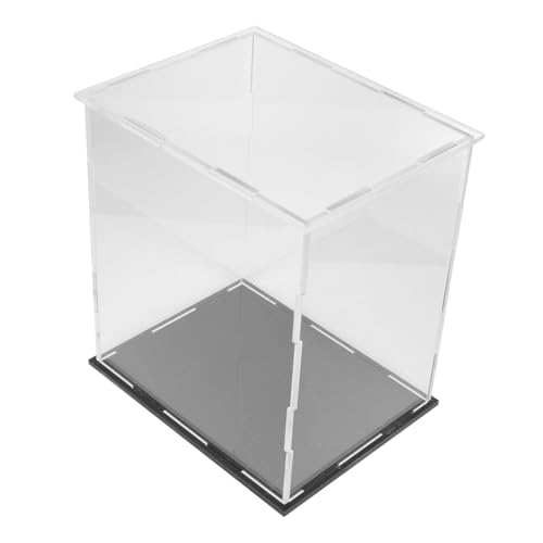 Parliky Vitrina Expositora de Acrílico Transparente para Coleccionables Caja de Almacenamiento Antipolvo Protector de y Figuras y Estable