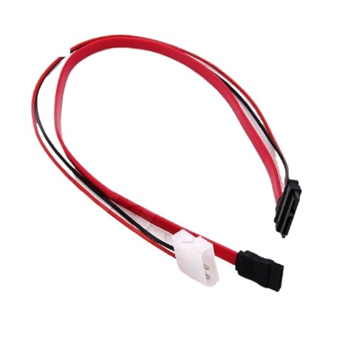 Cable SATA Slimline 30cm con conector 13 pines y cable de alimentación miniatura 3