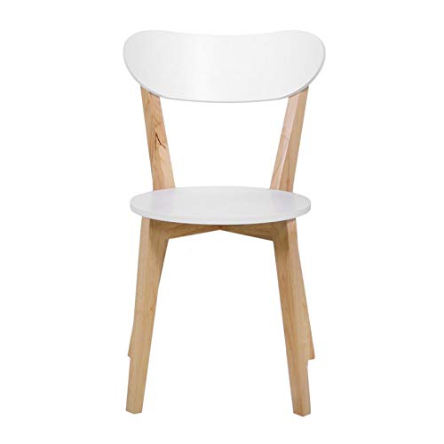 Sedia Impilabile Vacchetti 28034000BI - Plastica Bianca, Cm 52x46h87