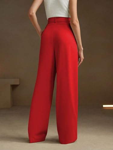 Image of KERI PERRY Trousers for Woman Pants Women's Formal Office Korean | Black Beige Track Pant | Straight | Cotton Spandex Stretchable Trouser | High-Waisted Bottom Wear