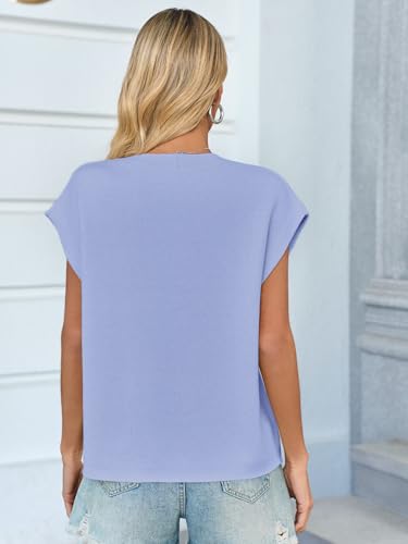 Image of GREAIDEA Womens Sleeveless Sweater Vest Crewneck Cap Sleeve Knit Tops Trendy 2026 Summer Spring Business Casual Shirts