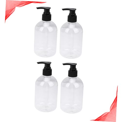 SEWACC - SEWACC 4 Stück 350ml Nachfüllbare Lotionflaschen aus Sicherem Kunststoff Tragbare Shampoobehälter für Reisen und Badezimmer Wiederverwendbare Kosmetikspender für Lotion Zufällige Farbe