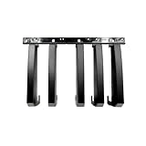 NSWHHV Tecla de Repuesto for Teclado eléctrico Blanco y Negro Compatible con Korg PA500, PA300, PA600, PA700, Microx R3 y X50(5 Black Key)