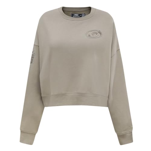 Sudadera NHL Pro Standard Neutral FLC Crewneck Pardo XS de mujer
