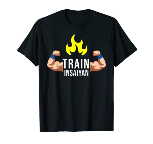 Train Insaiyan Or Remain The Same Anime Workout Bodybuilding T-Shirt