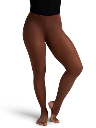 Image of Capezio womens Ultra Soft Self Knit Waistband Stirrup TightTight