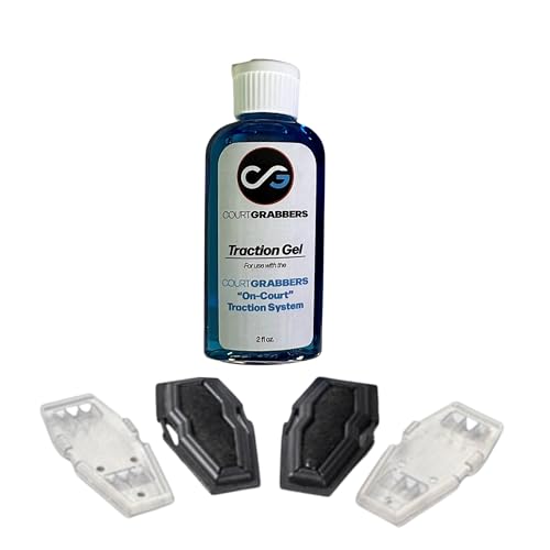Court Grabbers On-Court Traction System Stops Slipping on Indoor Courts Restores High Performance Traction Without Using Your Hands Great for Basketball, Volleyball, Pickleball and More