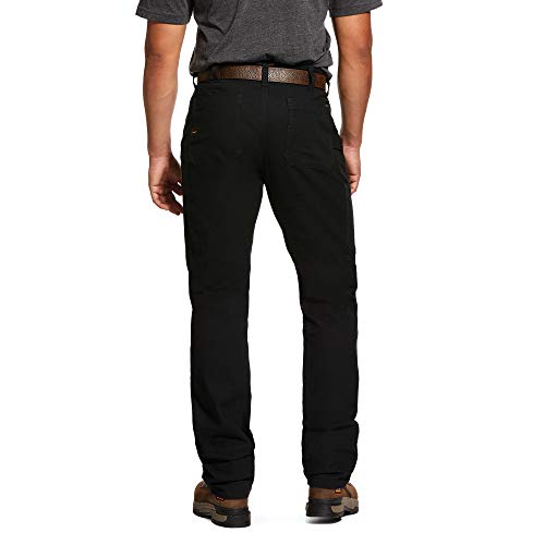Image of Ariat Men's Rebar M4 Low Rise DuraStretch Made Tough Double Front Stackable Straight Leg Pant
