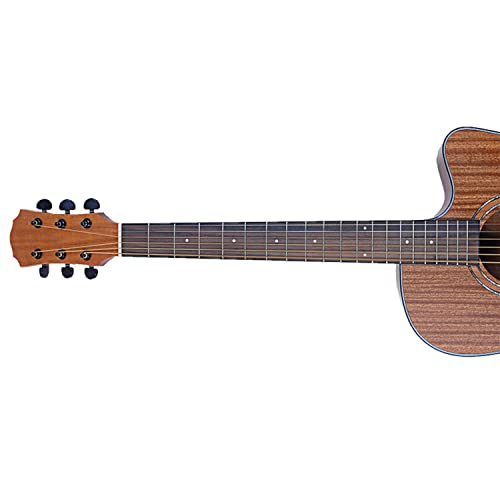 MEIeynt Guitare Acoustique en sapele de 41 Pouces – Ensemble Naturel avec Sac de Transport, accordeur, Cordes, Sangle… - Les Beatles, Paul McCartney, John Lennon, RIngo Starr, George Harrison MEIeynt Guitare Acoustique en sapele de 41 Pouces - Ensemble Naturel avec Sac de Transport, accordeur, Cordes, Sangle… – Image 7