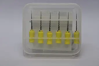 Gold Cura Dental | FlexiCurve | Gold Hand Protaper Files | Endodontic Hand Protaper Files | Root Canal Hand Protaper Files | Length: 21mm | Size: #F1