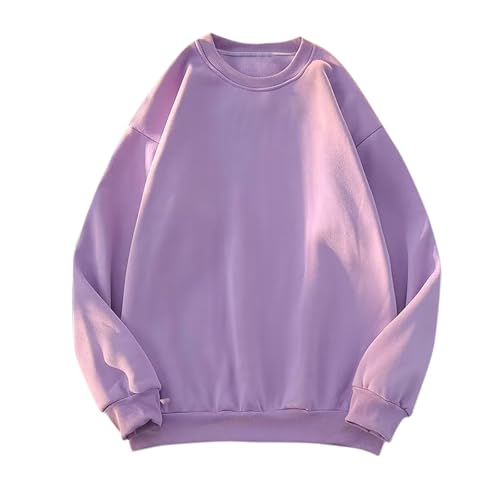 Sweatshirts for Men Lightweight Casual Crewneck Oversized Pullover Loose Fit Longs Sleeve Shirts Fall Fashion Clothes - Main Image