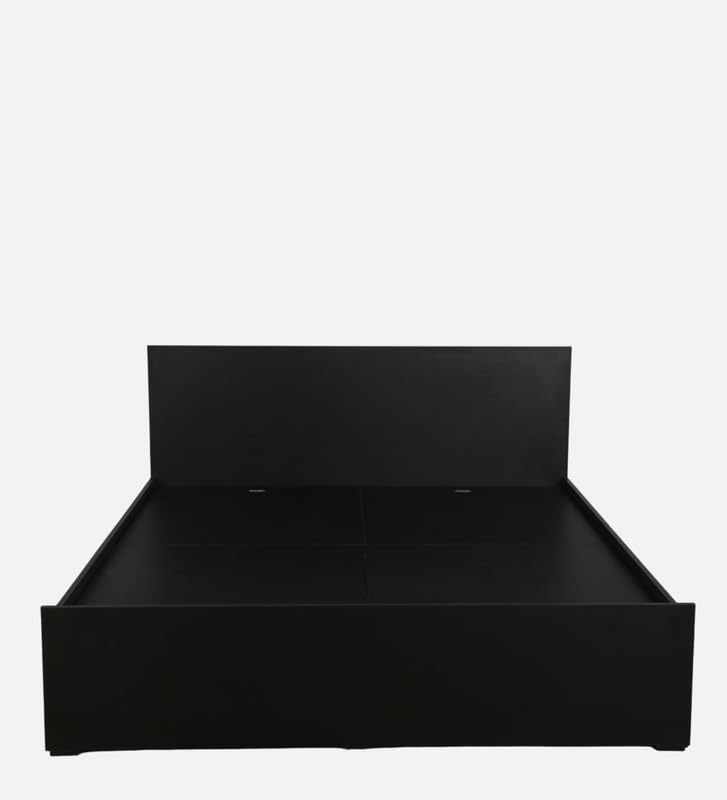 Image of Mintwud Pepperfry Engineered Wood King Size Bed with Box Storage | Wooden Double Bed Cot Palang Furniture for Bedroom Living Room Home Hotel (Wenge Finish)