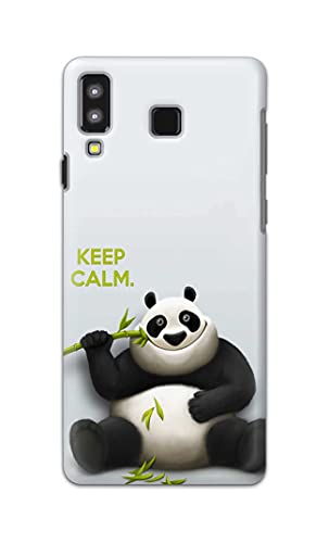 Image of PRINTFIDAA� Printed Hard Back Cover Case for Samsung Galaxy A8 Star Back Cover (Cartoon Panda) -2808