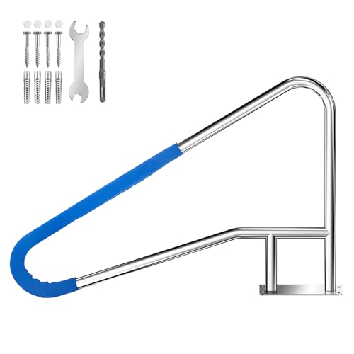 Baranda para piscina acero inoxidable 55x32'' miniatura 1