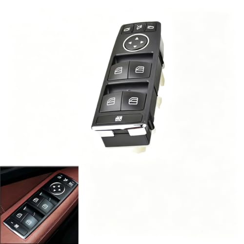 Interrupteur lève-vitre W204 Benz commande électrique fluide bouton noir A2049055302