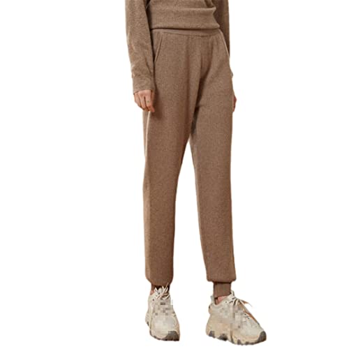 Pantalon tricot taille haute femme Wvapzxx pour vos moments de détente cocooning en hiver