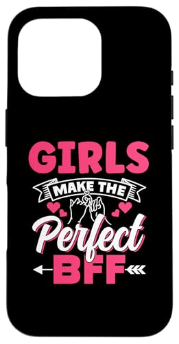 Girls Make The Perfect Bff Friends キュート ベストフレンド Bff スマホケース iPhone 16 Pro 用