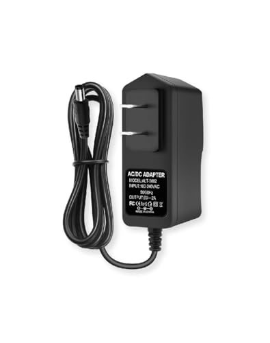 6V DC Power Supply 2A Universal AC Adapter, 100-240V 50/60Hz 6 Volts 2 Amp Transformer, DC 6V Power Cord, 5.5mm x 2.5mm Plug