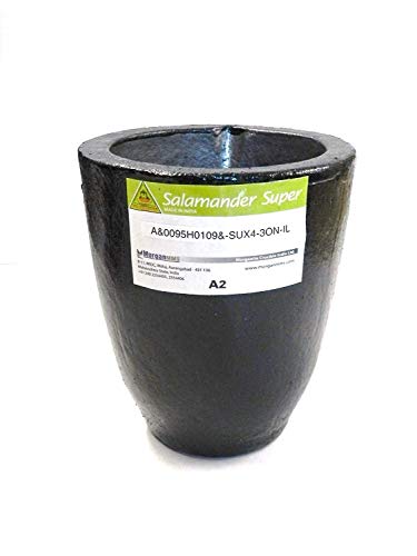 BooTool(TM) SALAMANDER SUPER A2 CLAY GRAPHITE MELTING CRUCIBLE MELT GOLD SILVER BRASS MORGAN