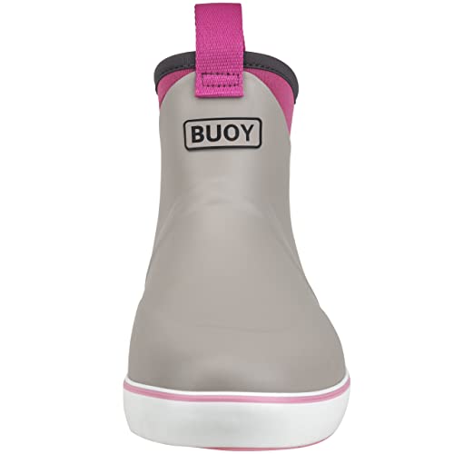 Image of Buoy Boots Women's Waterproof Ankle Rain Boots, Rubber Deck & Fishing Boots