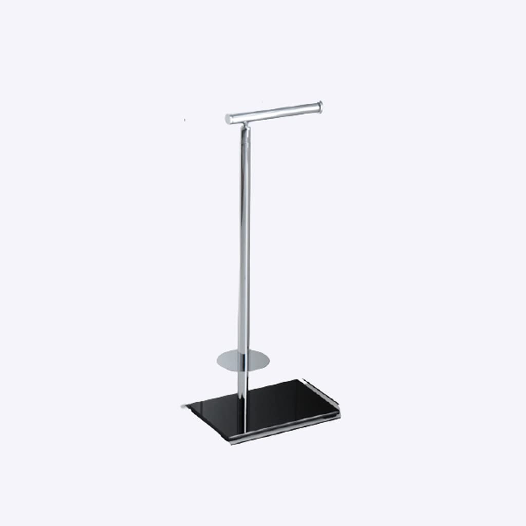 Porte-papier toilette en cuivre et verre trempé haut de gamme pour salle de bain chic