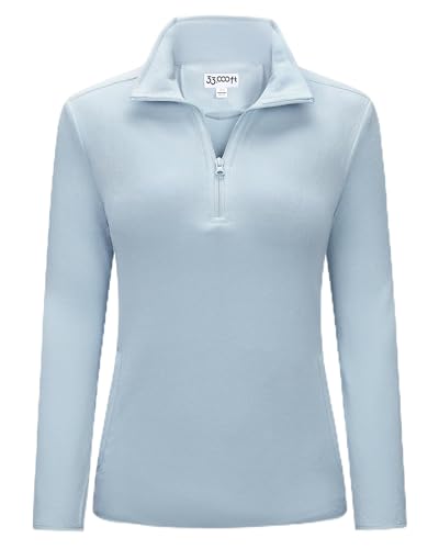 33,000ft Damen Fleece Pullover mit Halbreißverschluss Fleeceshirt Winter...