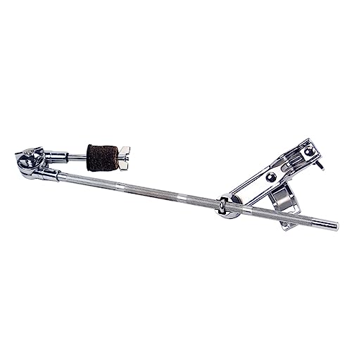 BESPORTBLE WC53 Soporte Extensor de Drum Clamp Ajustable Accesorio de Percusión Clip para Instrumentos con Acabado Plateado Compatible con Hardware de Batería miniatura 3