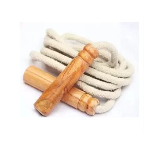 Skipping Rope with Wooden Handle for Weight Loss-image-46