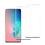 Tempered Glass Screen Protector for Galaxy S10,[Touch Sensitive][Case Friendly] [2 Pack] [Designed for Ultrasonic Fingerprint],Compatible for Samsung Galaxy S10-black