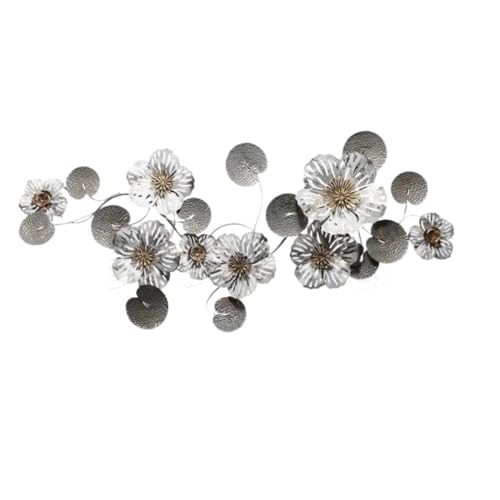 Décoration murale en métal 3D fleurs pour sublimer un mur vide