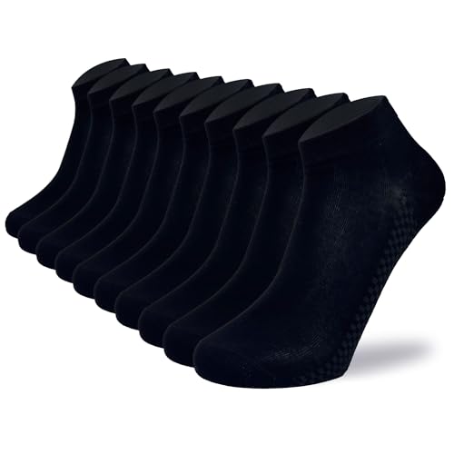 10 Pairs Mens Ankle Socks for Men and Women Low Cut Short Bamboo Viscose Socks